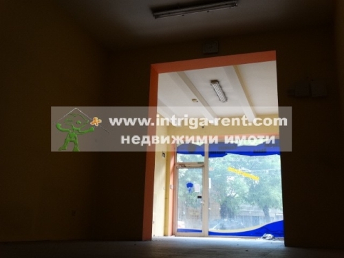 Commercial premises - Industrial goods shop for rent, central area of the city of Haskovo.
